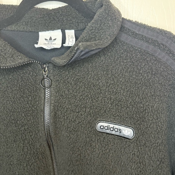 Adidas Originals SPRT Firebird Sherpa Track Jacket in black - Picture 3 of 4